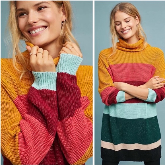 Anthropologie Sweaters - EUC Anthropologie Farm Rio Sweater Dress